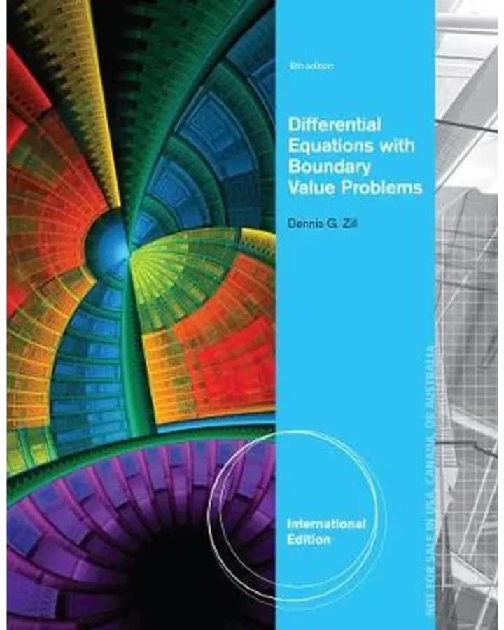 Differential Equations with Boundary-Value Problems, International Edition