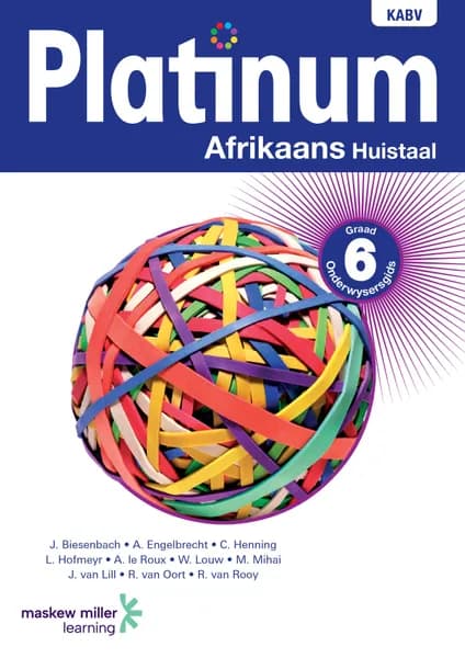 Platinum Afrikaans Huistaal Graad 6 Onderwysersgids