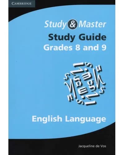 Study & Master English Language Study Guide, Grade 8 and 9